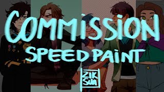 Speedpaint Commissions/ talking about animatics of Hamilton