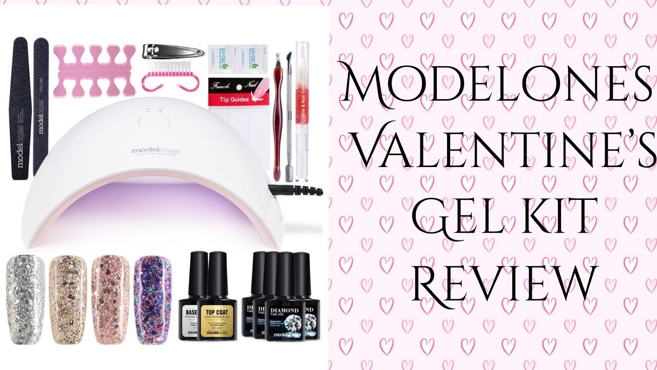Review Demo On Modelones Gel Nail Starter Kit YouTube