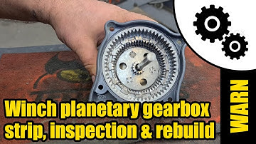 Warn winch planetary gear set overhaul #1039