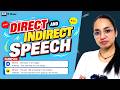 Direct vs Indirect Speech Made Super Easy, Part -1 ! English Grammar #speakconfidentenglish