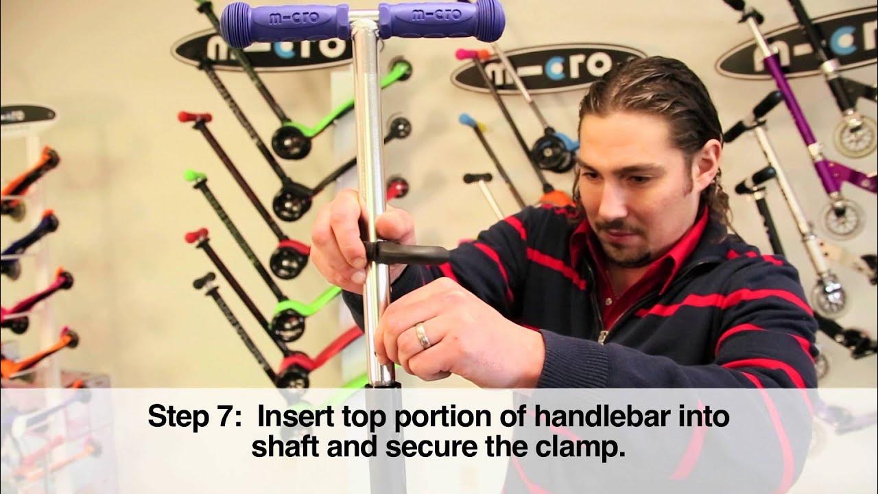How To Replace Micro Scooter Handlebar Sheath YouTube