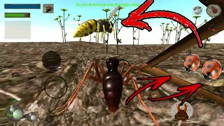 Ants Componotus vs Bees and 2 Ladybugs - Adventure Of The Ant - Ant Simulation 3D - Android Gameplay