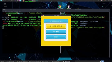 How To Run Space Shooter Vs Hypnic Golang Engo Engine On Parrot OS