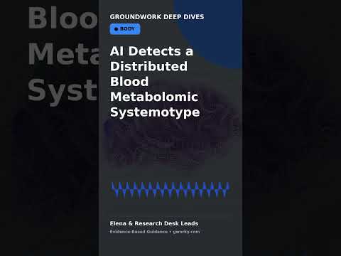 AI Detects a Distributed Blood Metabolomic Systemotype