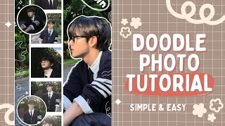 Cute Doodle Photo Edit | TXT Soobin | Simple & Easy Tutorial screenshot 1