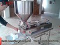 Semi automatic water and paste bottle filling machine for sale