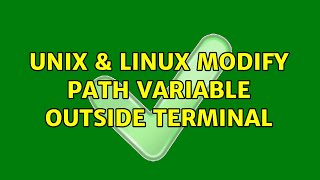 Celebrity Unix & Linux: modify PATH variable outside terminal Net Worth