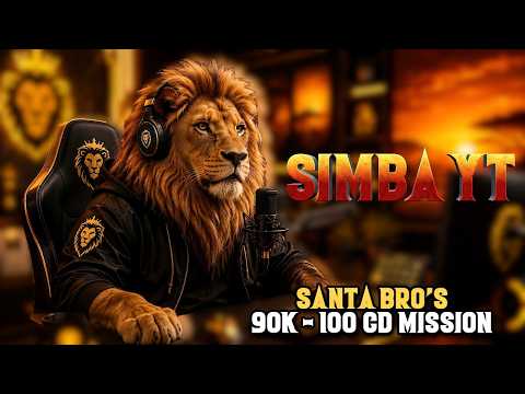 100CD 90K MISSION BY SANTA BRO #sntesports #simbayt