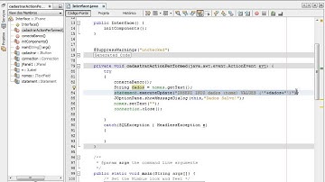 Aula Java 98 - Cadastra Dados no Banco de Dados MySql com Interface Gráfica(Parte 3)
