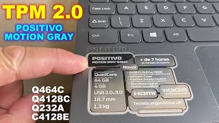 TPM 2.0 - Notebook Positivo Motion Gray Q464C, Q4128C, Q232A, C4128E, TPM Positivo, Por Ramos info