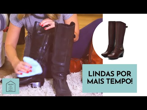 Vídeo: Como Limpar Botas De Couro