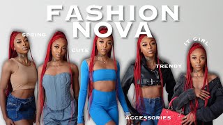 FASHIONNOVA SUMMER HAUL | Micro Skirts, Denim, Two Piece Sets, Leather &amp; Trendy Accessories