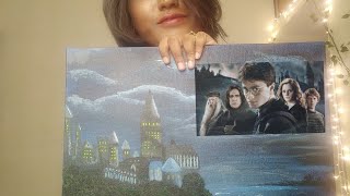 Harry Potter Hogwarts easy painting 