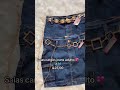 Saía #jeans #cargo #feminino