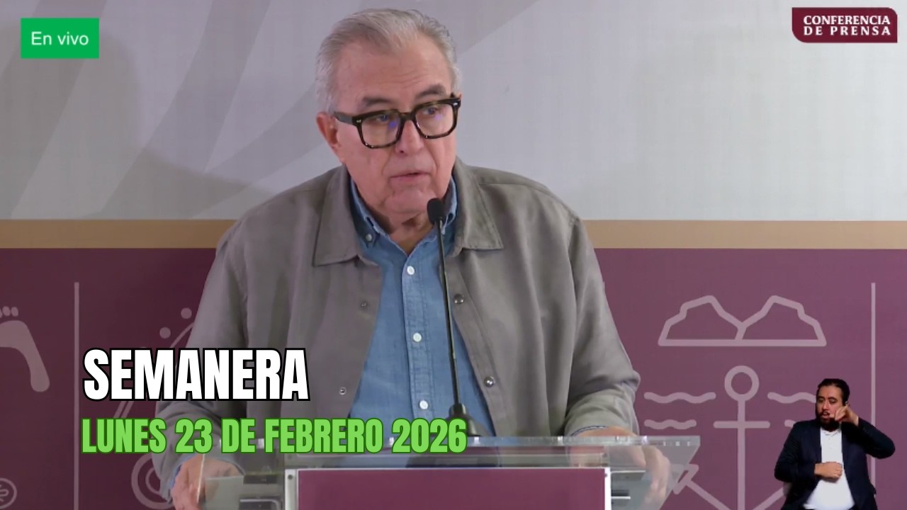 Conferencia Semanera del gobernador Rubén Rocha Moya - lunes 23 de febrero de 2026