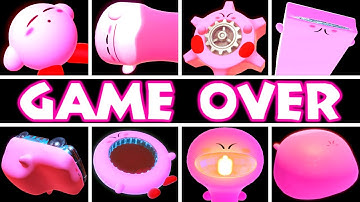 Kirby and the Forgotten Land + Star-Crossed World - All Kirby Death Animations