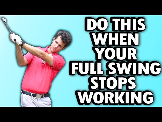 Why Your 3/4 Swing Works Great But You Struggle With the Full Swing? (Check Your Shoulders!)