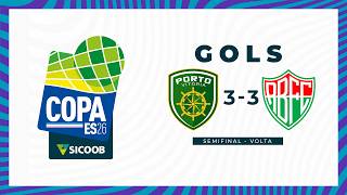 GOLS - PORTO VITÓRIA 3 - 3 RIO BRANCO FC - COPA ES SICOOB 2026