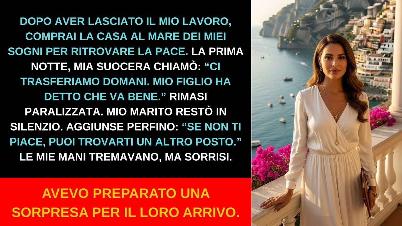 Mia suocera pretese la mia nuova casa al mare — finché non scoprì chi ne era davvero il proprietário