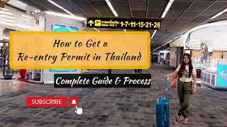 how to get a re-entry permit in thailand