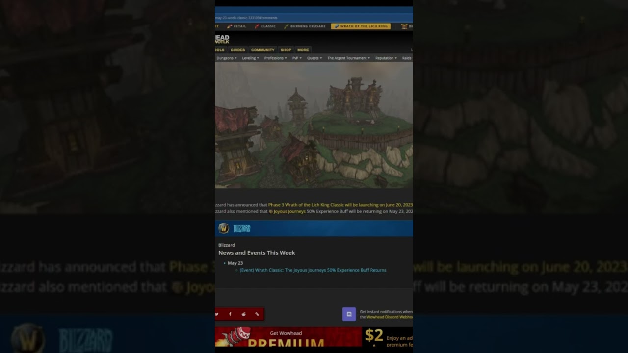 New 50% buff Xp now in Wrath of the lich king classic