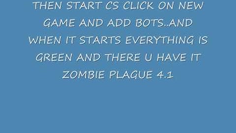 cs1.6 zombie mod install