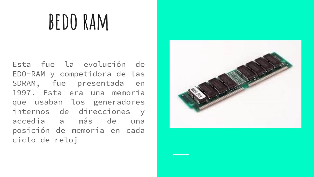 Evolución de la memoria RAM - YouTube