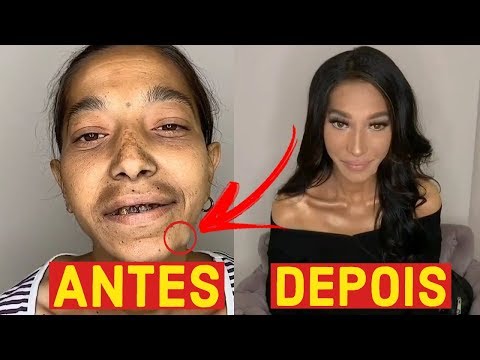 Vídeo: 10 Anos Mais Jovem: Mulheres Antes E Depois Da Maquiagem, Maquiagem Incrível