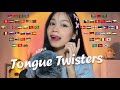 ASMR Tongue Twisters in 60 Languages 😝 Can You Find Your Language?