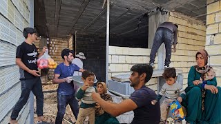 Saleh and Sadri's Happy Family Day: From a Pleasant Get-together to Building a House❤️🎎