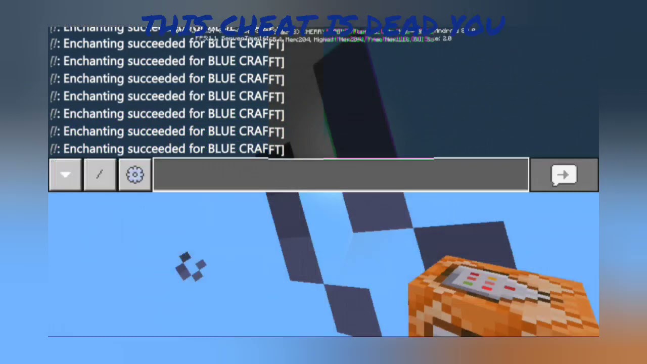 CHEAT FOR MINECRAFT - YouTube