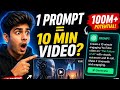 “1 Prompt = 10 Minute Video 😳 (No Editing Needed!)”