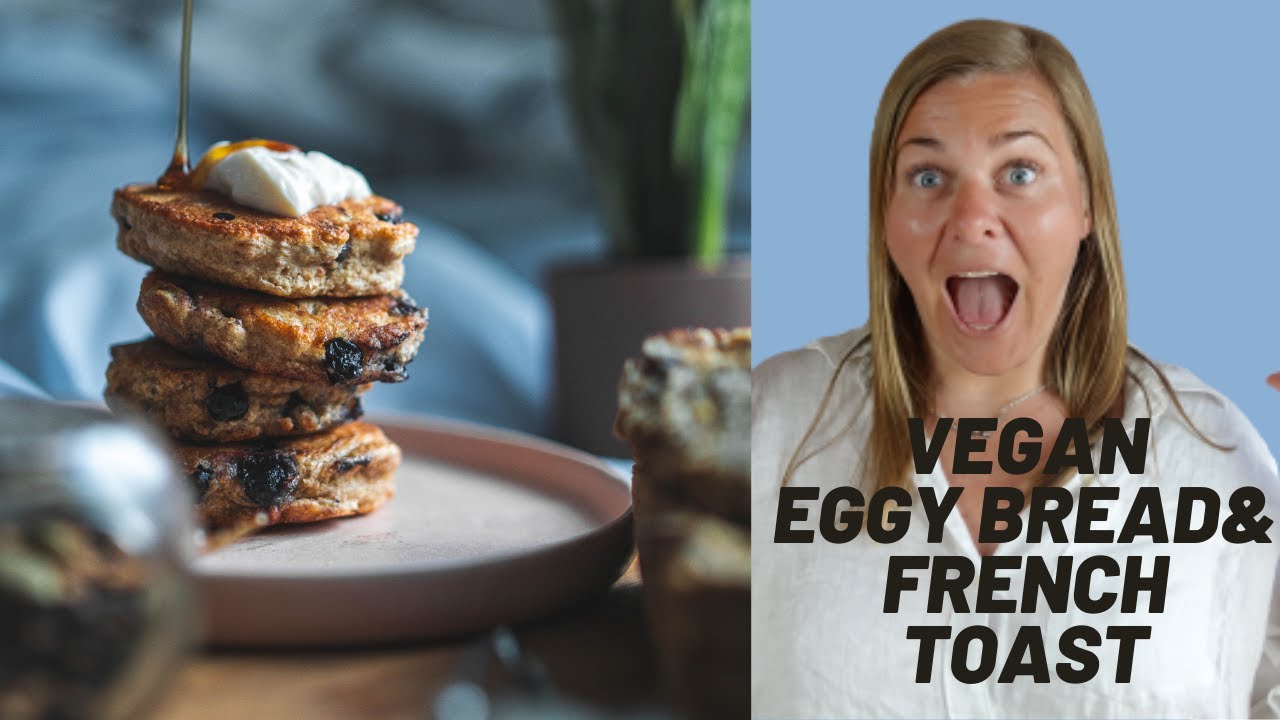 Speedy eggy bread and French toast| vegan egg and quick jam - YouTube