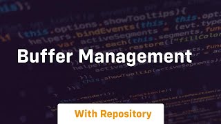 Buffer management