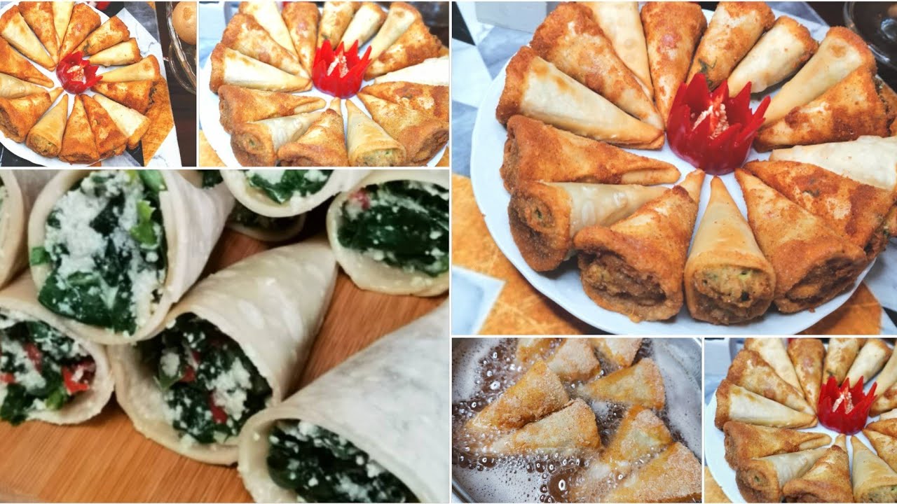 بوريك كورنيه بالسبانخ و الموزاريلا يستحق التجربة يزين سفرة رمضان💖