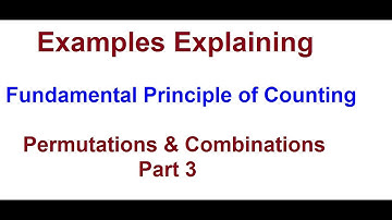 Illustration for Fundamental Principles of Counting