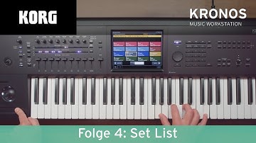 KORG KRONOS 3 Gear Check – Set List