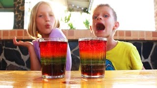 How to make RAINBOW SODA | COOL science EXPERIMENT with Sugar