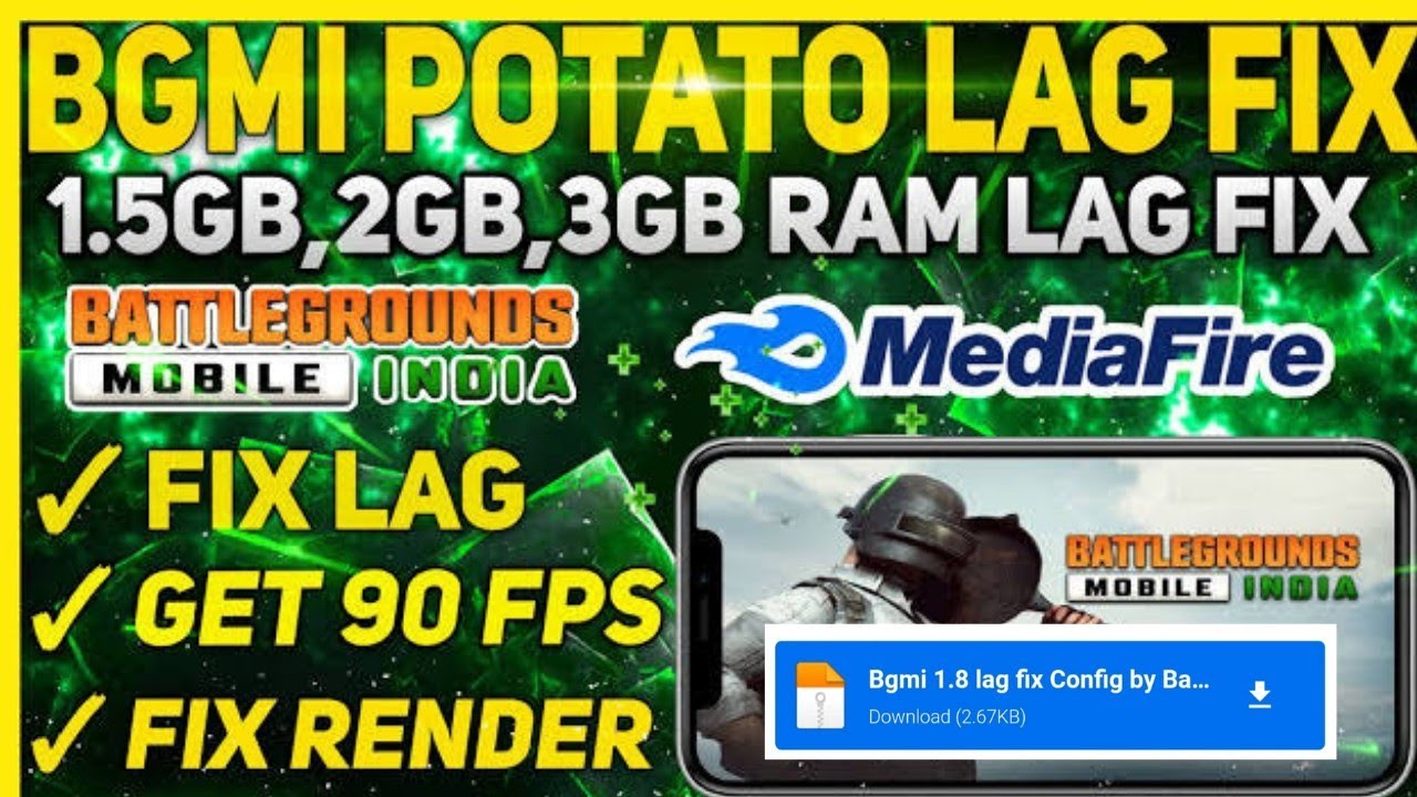 BGMI 1.8 POTATO GRAPHICS BGMI, POTATO GRAPHICS 1.8 CONFIG, REAL POTATO CONFIG