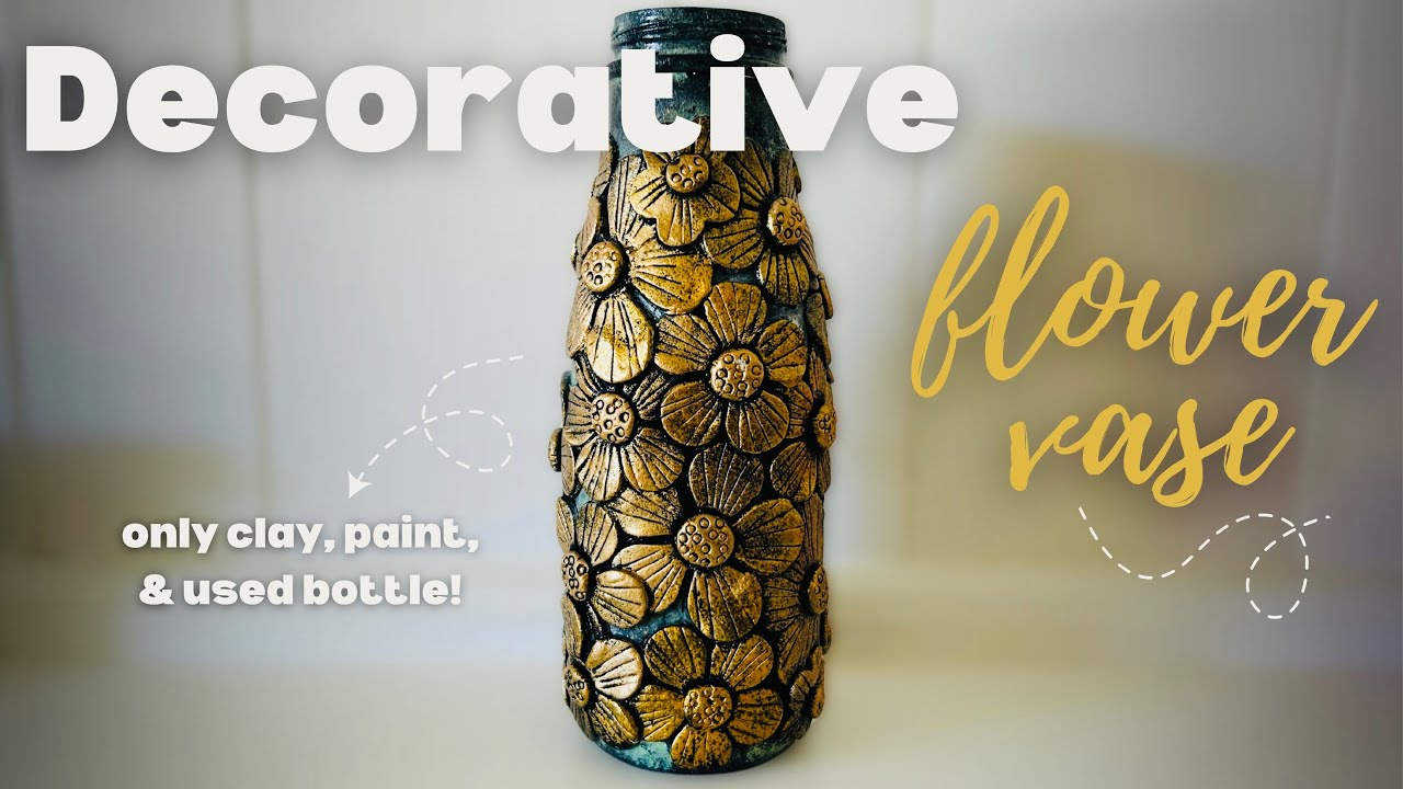 DIY Decorative Vase – home decor, easy,stylish and budget friendly!