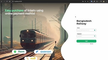 Railway E-Ticketing System | BUET CSE Fest Hackathon | Best UI/UX winner | Farriha | Navid | Promi