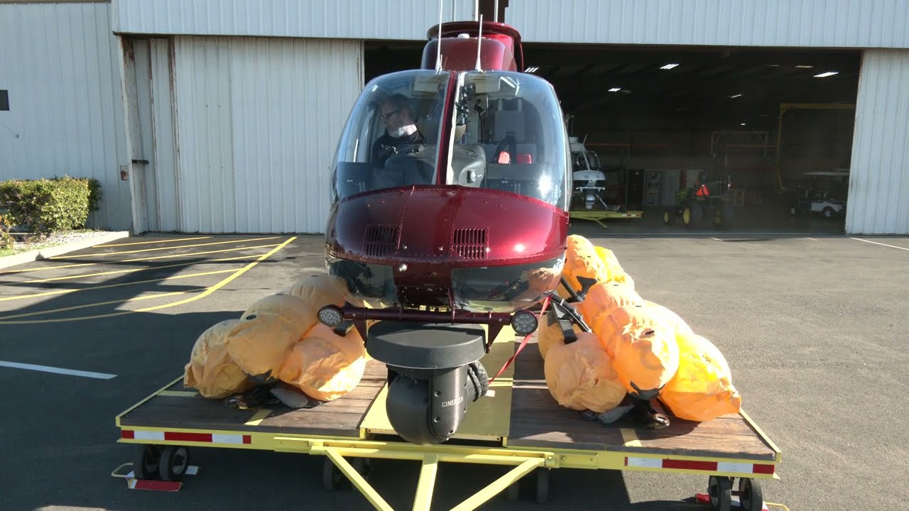 Dart Aerospace Bell 206 L3 Emergency Flotation System Testing 4K