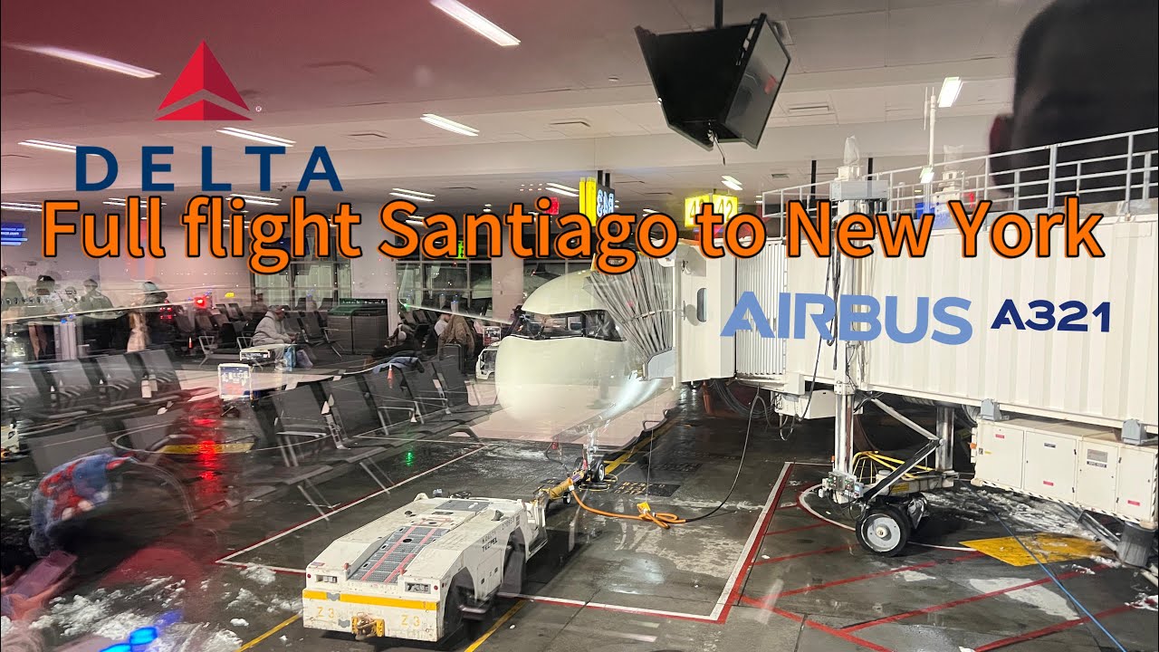 DELTA A321 NEO SANTIAGO TO NEW YORK