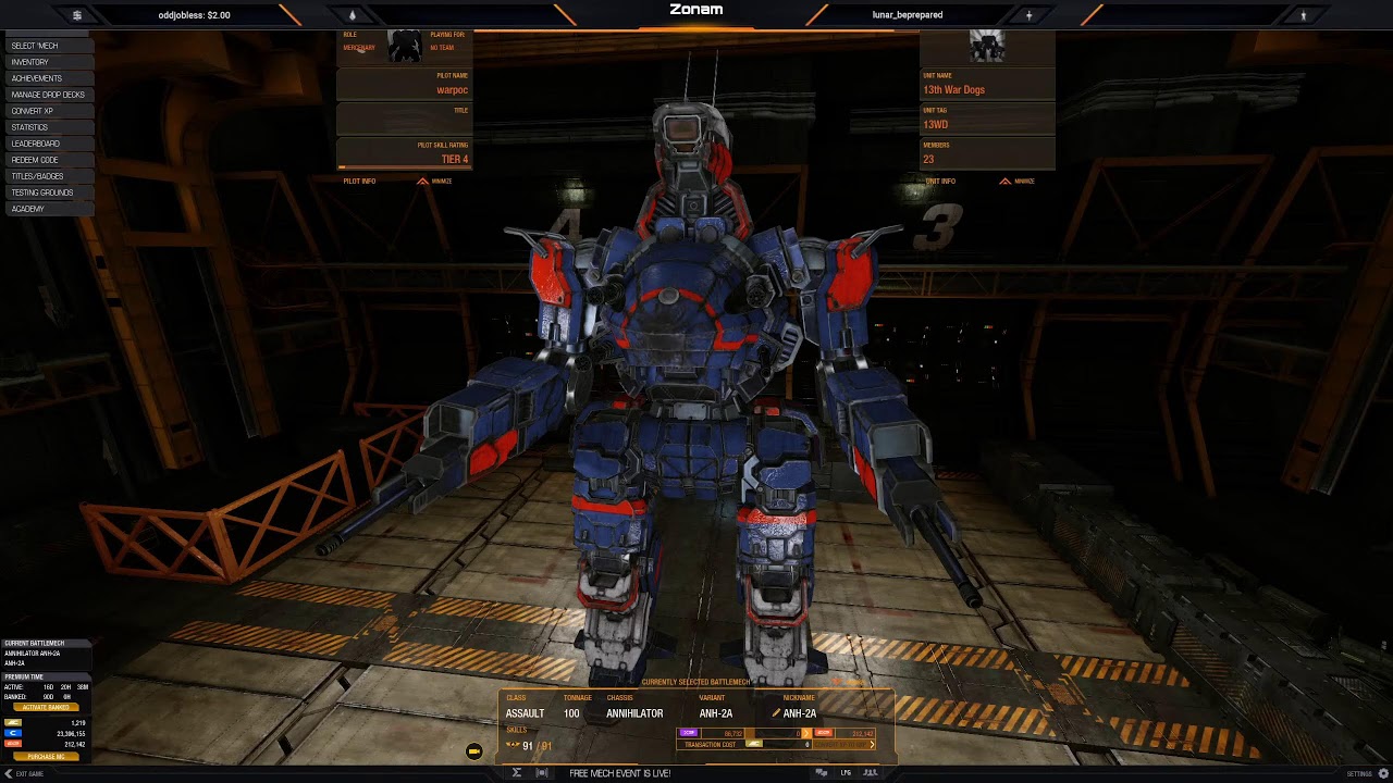 Annihilator ANH-2A Gameplay