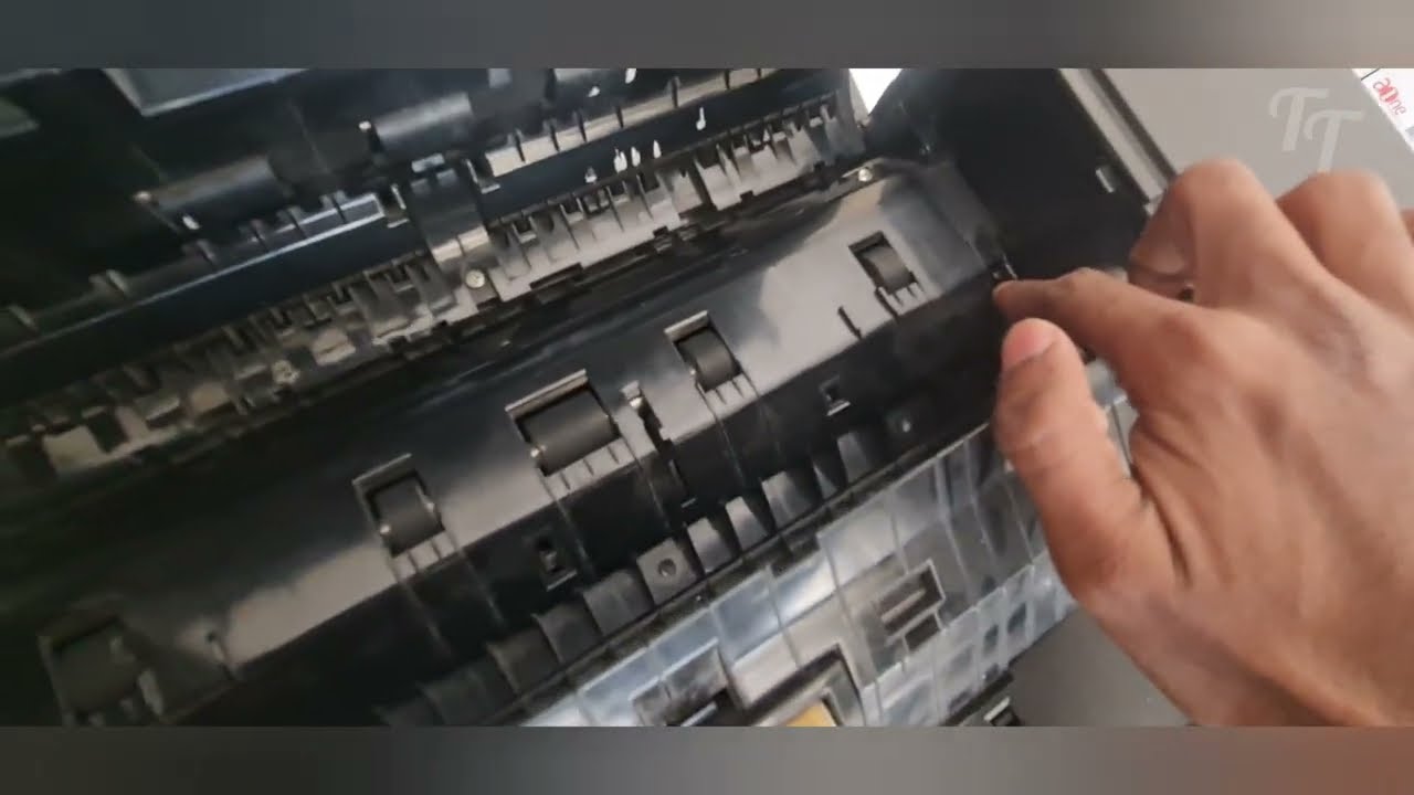 How to fix adf paper jam in Kyocera TASKalfa 5052ci YouTube