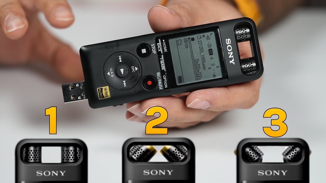 This is the Portable Audio Recorder that I use - Sony PCM A10 Portable  Linear PCM Recorder