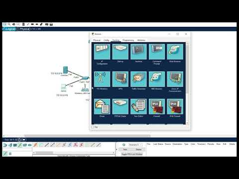 Configuring WLC Step by Step Using Radius Server in Cisco Packet tracer.