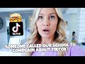 SOMEONE CALLED OUR SCHOOL TO COMPLAIN ABOUT TIKTOK!