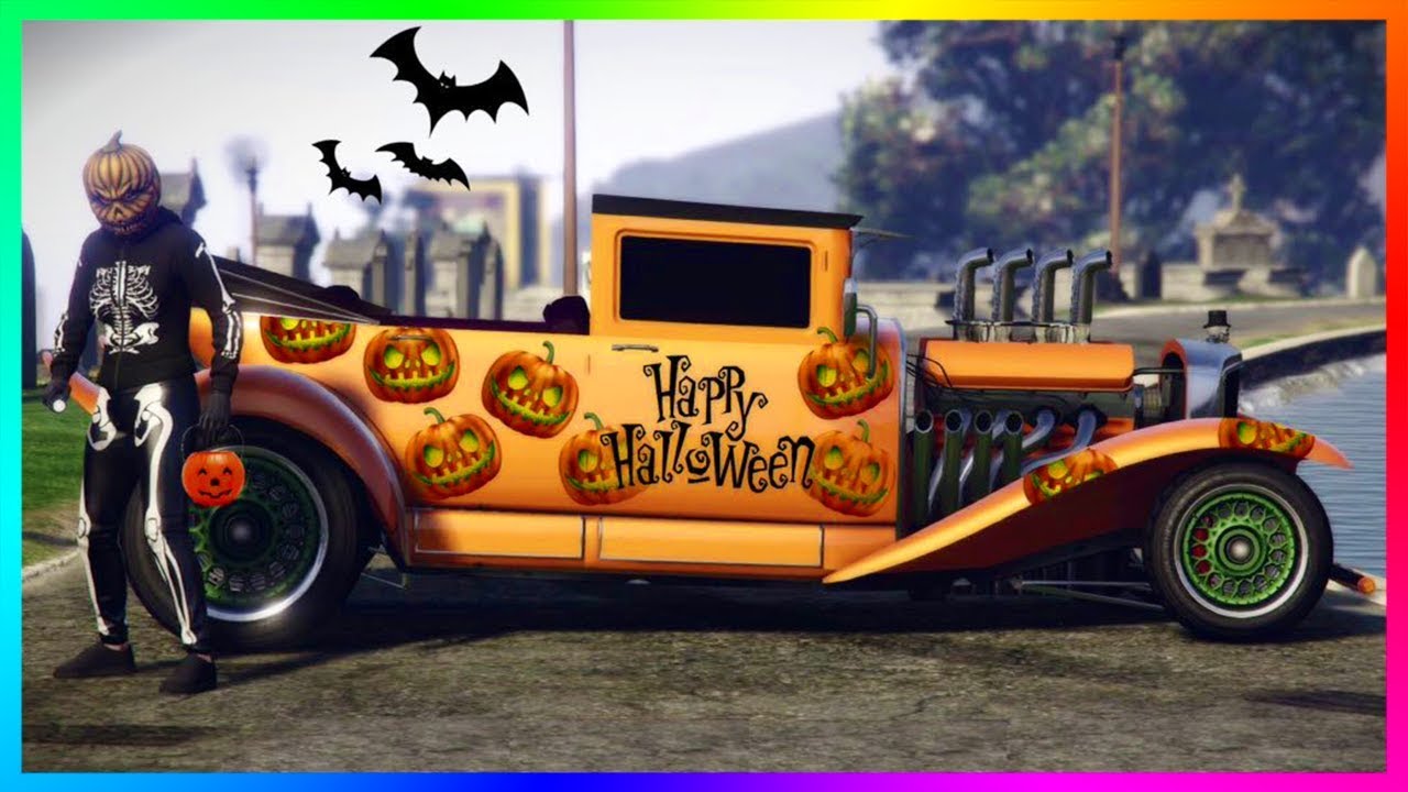 GTA 5 ONLINE HOW TO USE THE HALLOWEEN VEHICLES EARLY, DLC CARS GOING