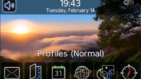 BlackBerry 9000 menu review ringtones and wallpapers